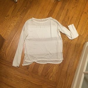 Bailey44 Striped White Sweater